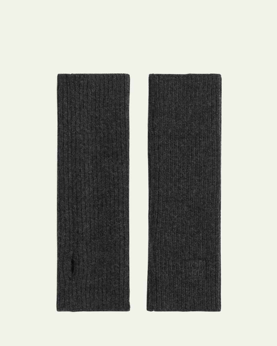 Wool-Cashmere Fingerless Gloves